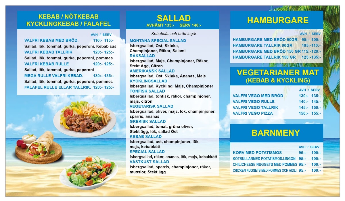 Menu Pizzeria& Restaurang Montana-2